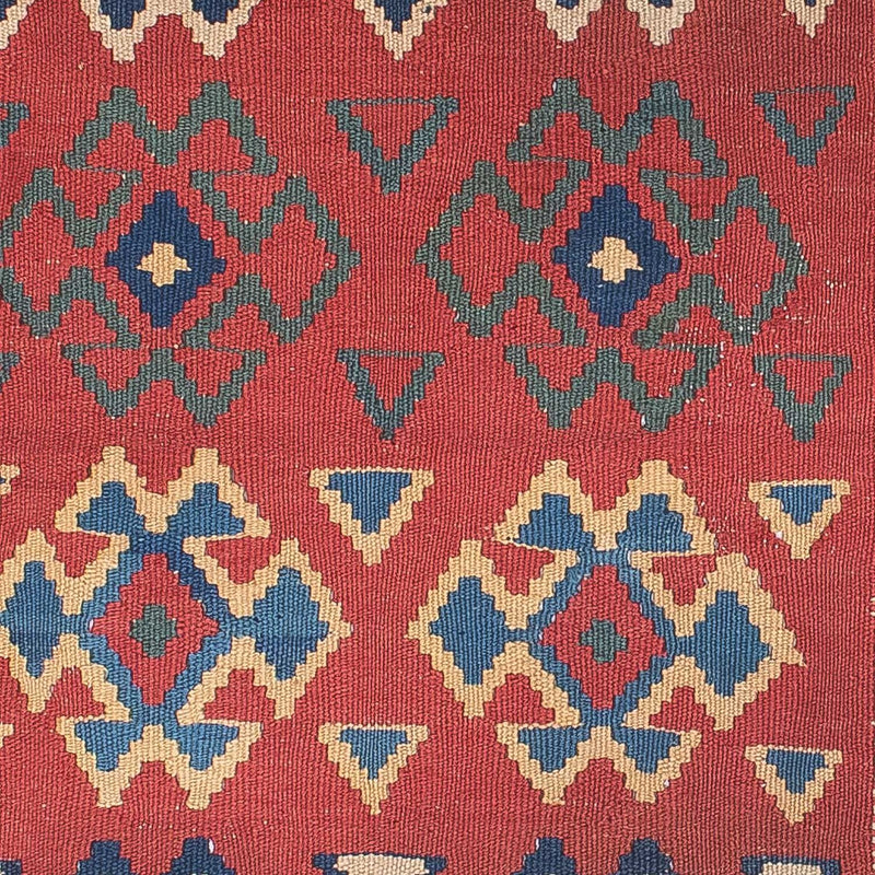Alfombra Kelim - Oriental - 156 x 105 cm - rojo oscuro