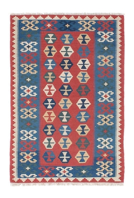 Alfombra Kelim - Oriental - 167 x 113 cm - azul