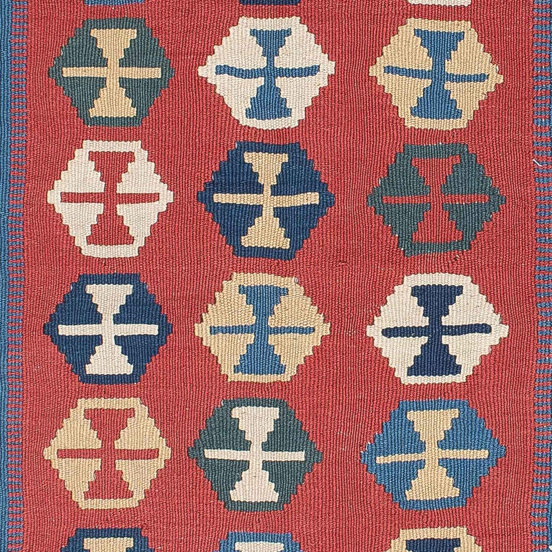 Alfombra Kelim - Oriental - 167 x 113 cm - azul