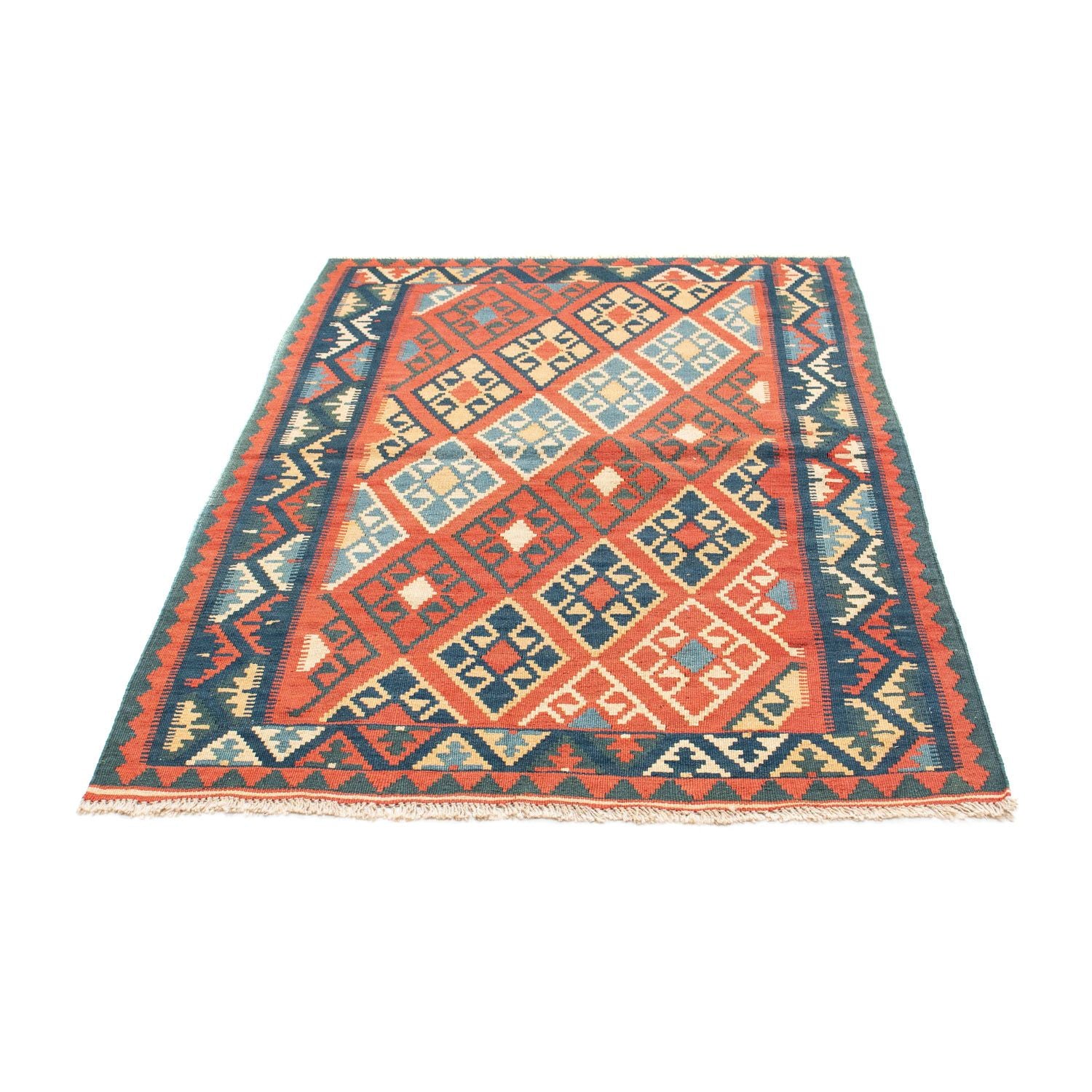 Alfombra Kelim - Oriental - 156 x 105 cm - óxido