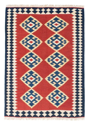 Alfombra Kelim - Oriental - 148 x 108 cm - rojo