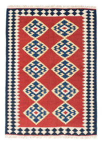 Alfombra Kelim - Oriental - 148 x 108 cm - rojo