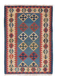Alfombra Kelim - Oriental - 171 x 118 cm - azul
