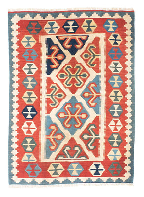 Alfombra Kelim - Oriental - 152 x 110 cm - rojo
