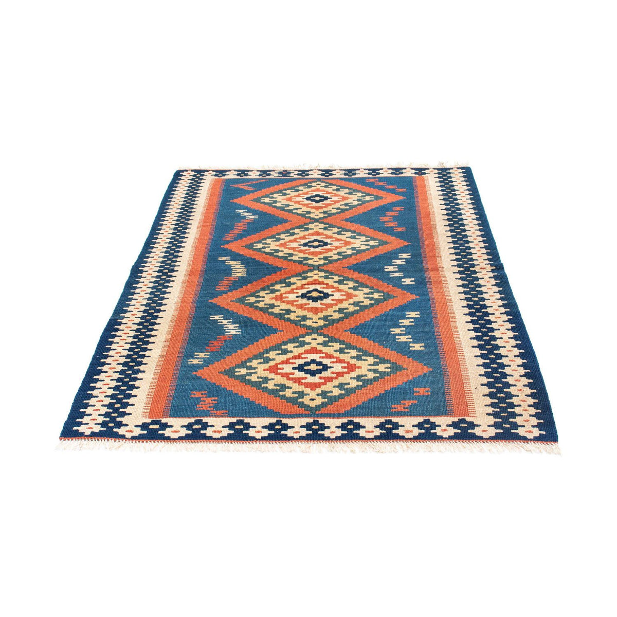 Alfombra Kelim - Oriental - 143 x 108 cm - azul