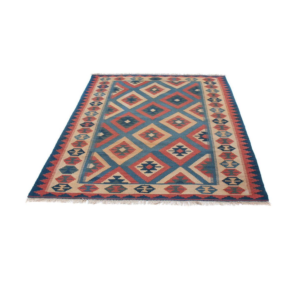 Alfombra Kelim - Oriental - 172 x 125 cm - azul