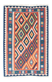 Alfombra Kelim - Oriental - 163 x 103 cm - óxido
