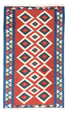 Alfombra Kelim - Oriental - 156 x 98 cm - rojo