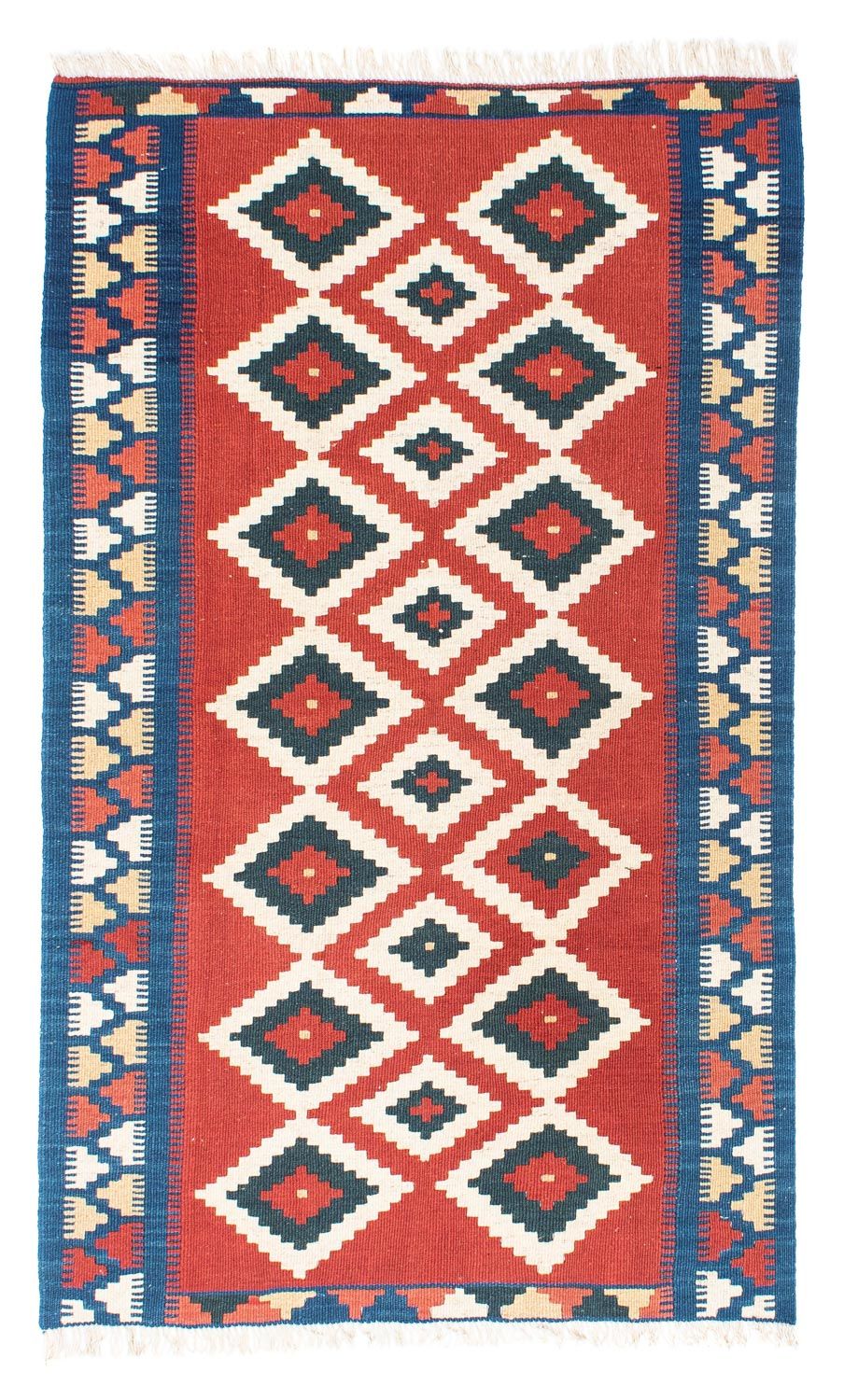 Alfombra Kelim - Oriental - 156 x 98 cm - rojo
