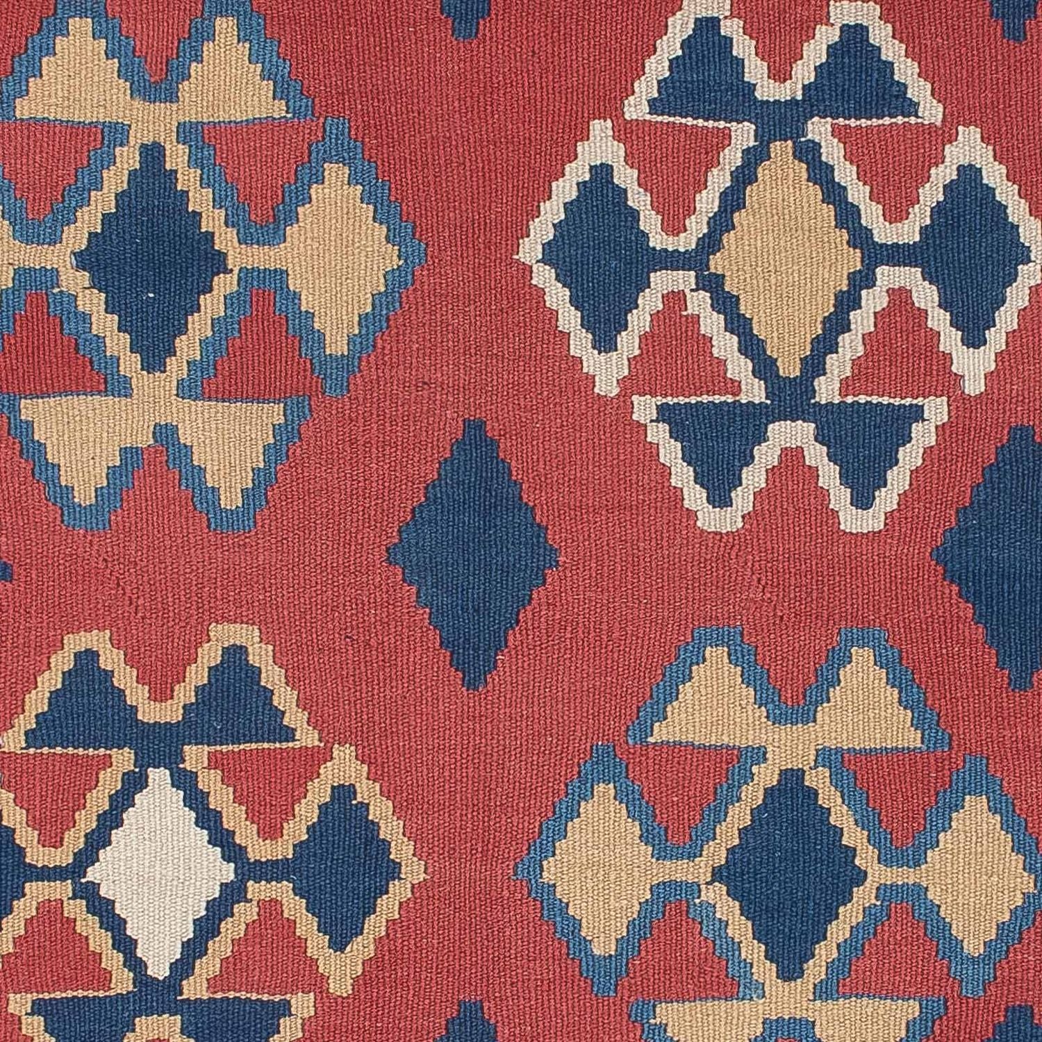 Alfombra Kelim - Oriental - 180 x 120 cm - rojo oscuro