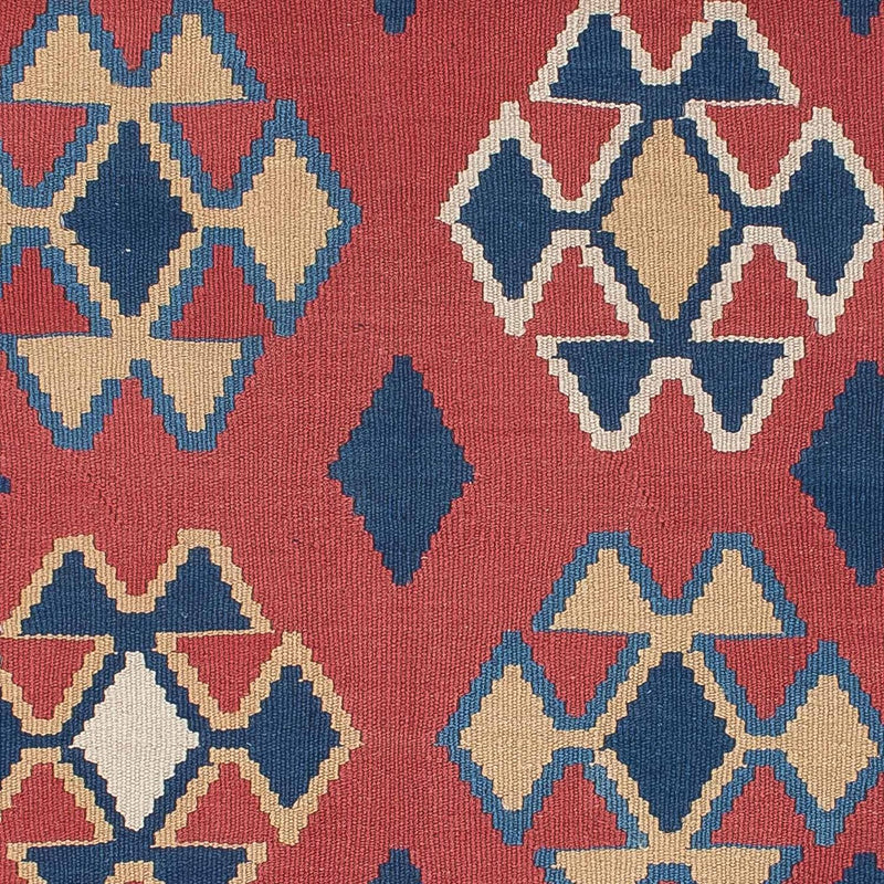Alfombra Kelim - Oriental - 180 x 120 cm - rojo oscuro