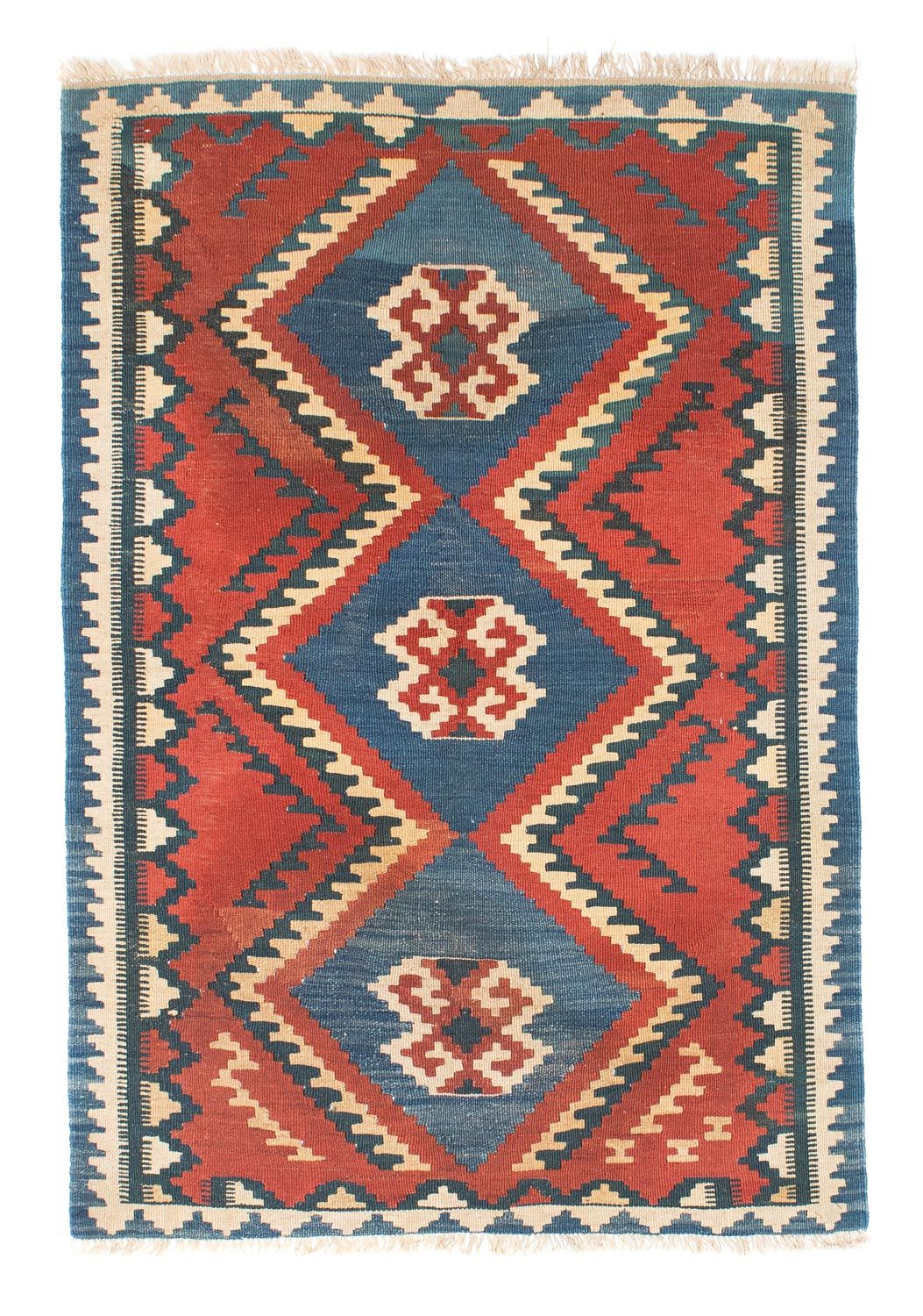 Alfombra Kelim - Oriental - 156 x 98 cm - óxido