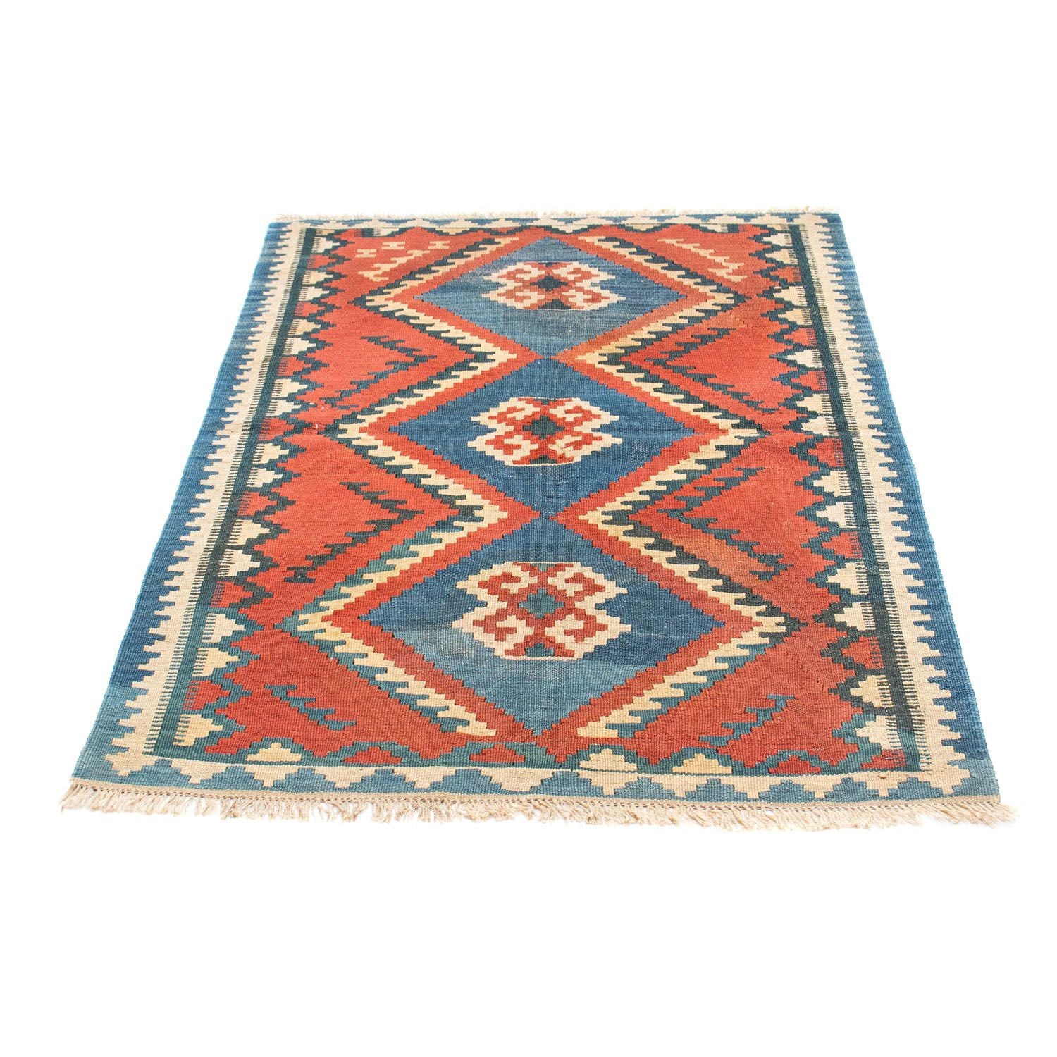 Alfombra Kelim - Oriental - 156 x 98 cm - óxido