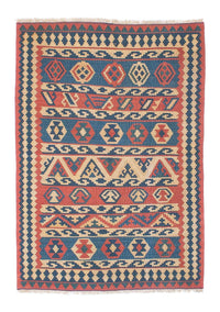 Alfombra Kelim - Oriental - 168 x 112 cm - multicolor