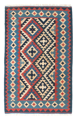 Alfombra Kelim - Oriental - 160 x 103 cm - azul