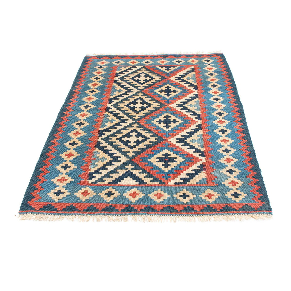 Alfombra Kelim - Oriental - 160 x 103 cm - azul