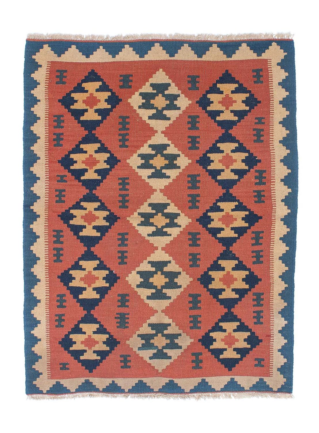 Alfombra Kelim - Oriental - 150 x 108 cm - óxido