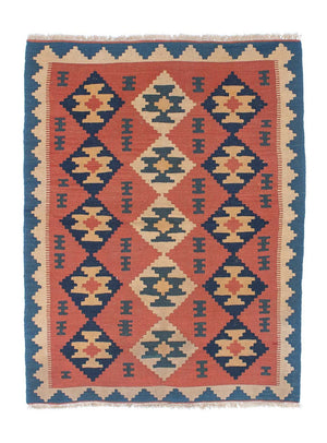 Alfombra Kelim - Oriental - 150 x 108 cm - óxido