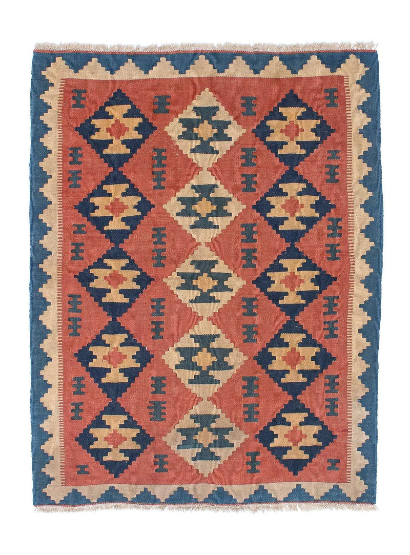 Alfombra Kelim - Oriental - 150 x 108 cm - óxido