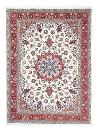 Alfombra Persa - Tabriz - Real - 204 x 151 cm - beige