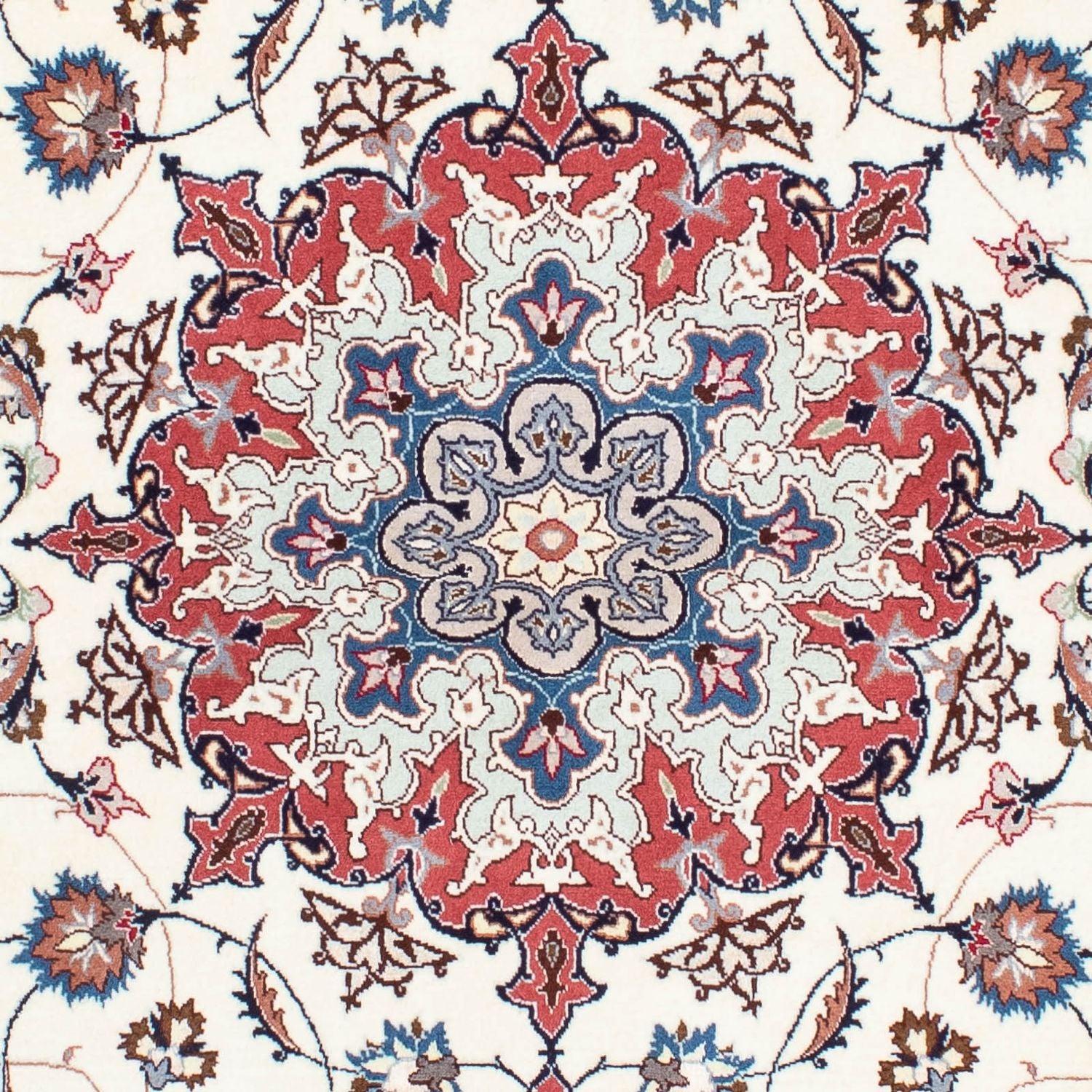 Alfombra Persa - Tabriz - Real - 204 x 151 cm - beige