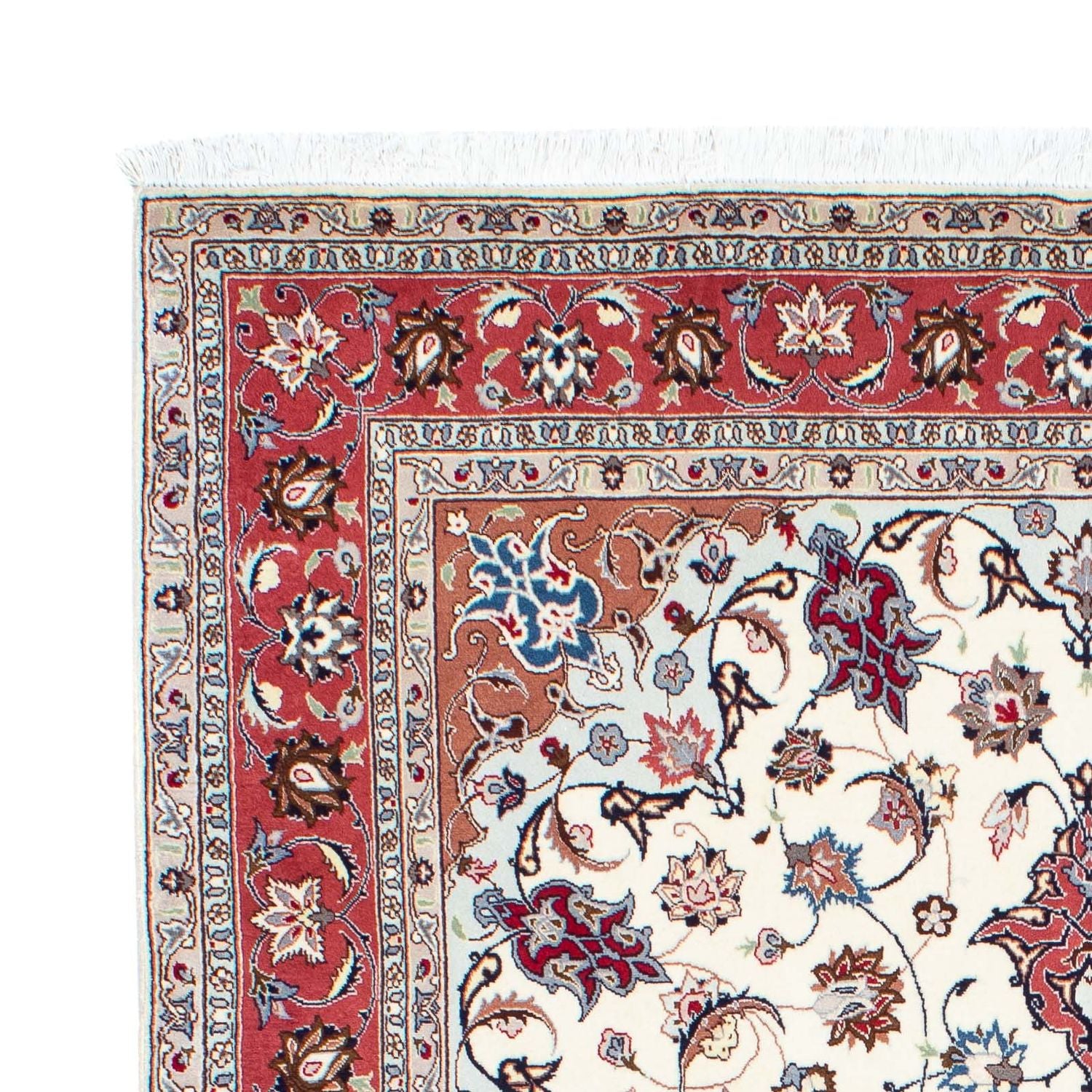 Alfombra Persa - Tabriz - Real - 204 x 151 cm - beige