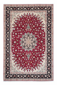 Alfombra Persa - Tabriz - Real - 319 x 204 cm - rojo oscuro