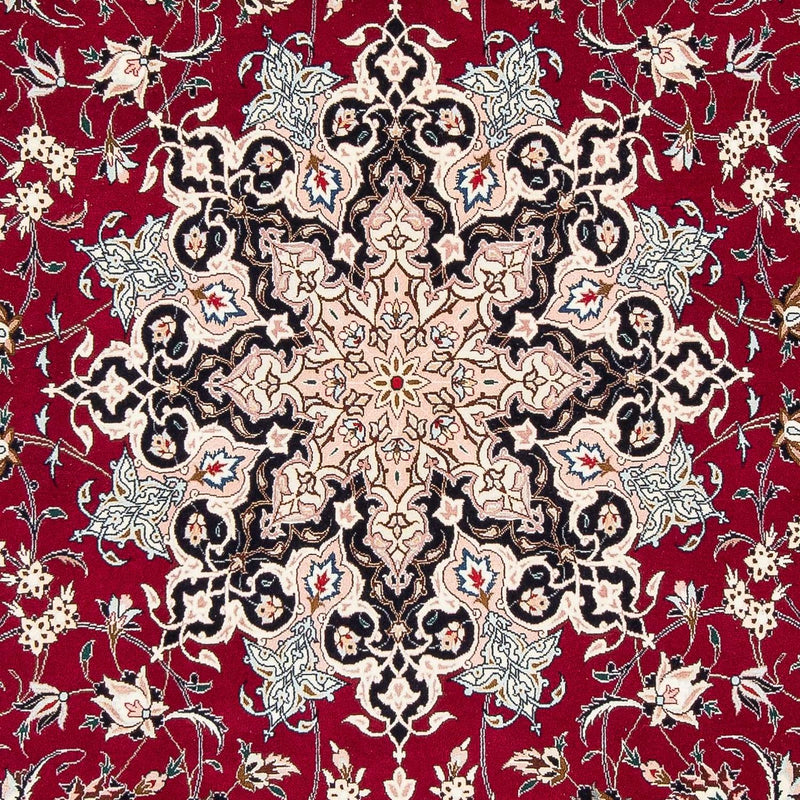 Alfombra Persa - Tabriz - Real - 319 x 204 cm - rojo oscuro
