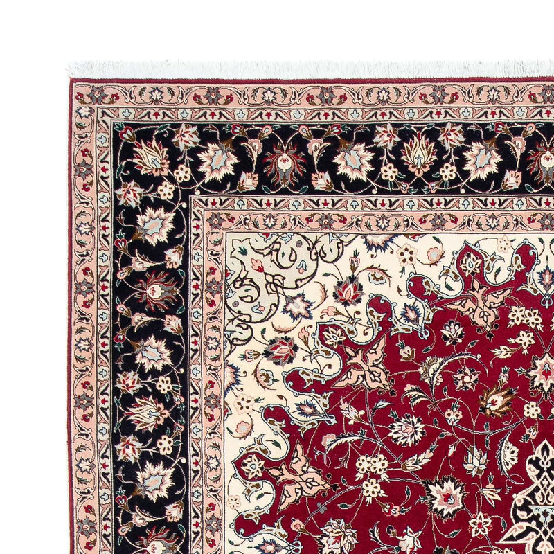 Alfombra Persa - Tabriz - Real - 319 x 204 cm - rojo oscuro