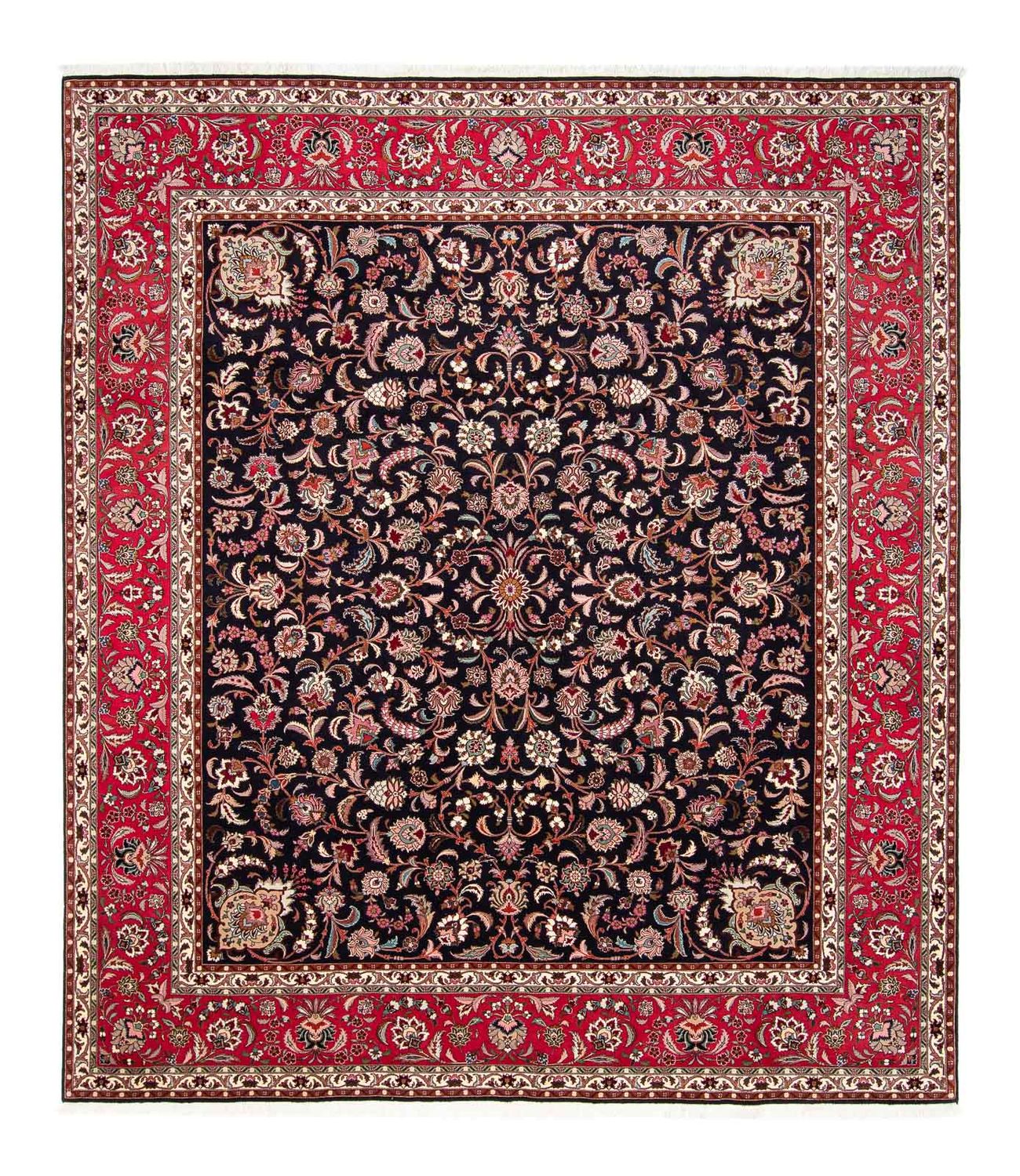 Alfombra Persa - Tabriz - Real - 301 x 250 cm - azul oscuro