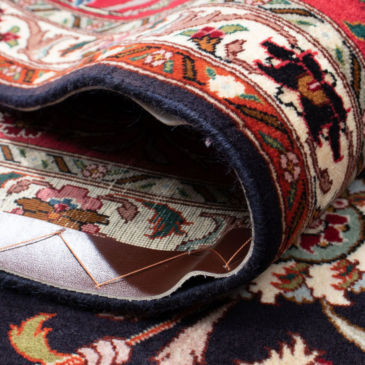 Alfombra Persa - Tabriz - Real - 301 x 250 cm - azul oscuro