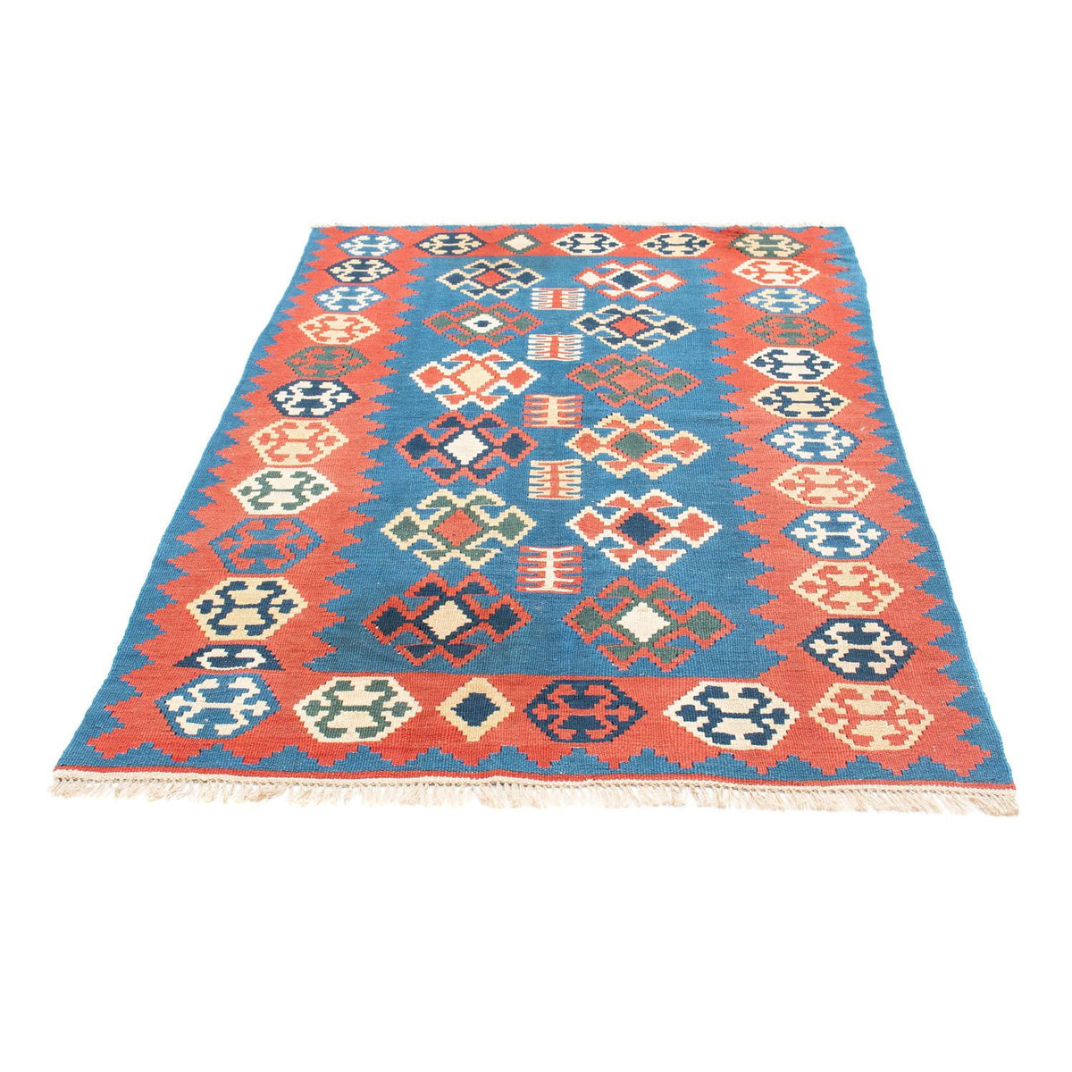 Alfombra Kelim - Oriental - 177 x 116 cm - azul