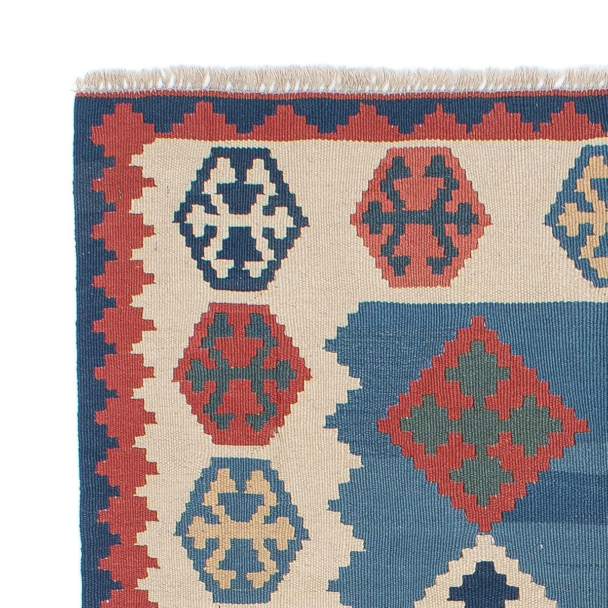 Alfombra Kelim - Oriental - 168 x 115 cm - azul