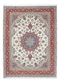 Alfombra Persa - Tabriz - Real - 203 x 154 cm - beige