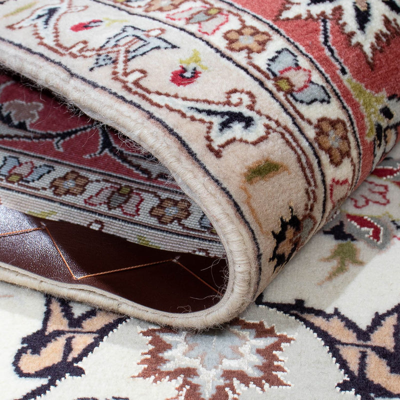Alfombra Persa - Tabriz - Real - 203 x 154 cm - beige