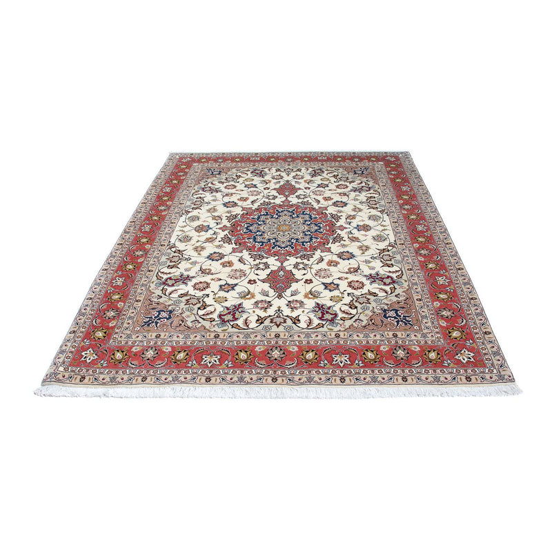 Alfombra Persa - Tabriz - Real - 203 x 154 cm - beige
