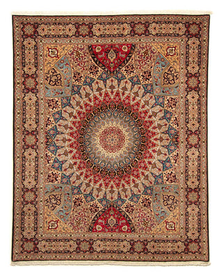 Alfombra Persa - Tabriz - Real - 255 x 206 cm - marrón claro