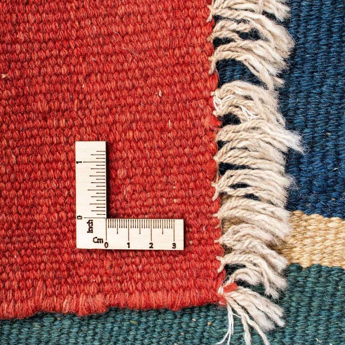 Alfombra Kelim - Oriental - 198 x 152 cm - rojo