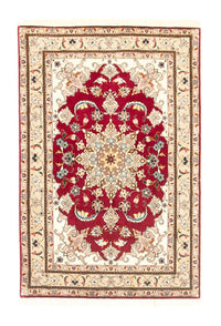 Alfombra Persa - Tabriz - Real - 147 x 100 cm - rojo