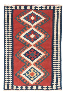 Alfombra Kelim - Oriental - 152 x 103 cm - rojo