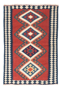 Alfombra Kelim - Oriental - 152 x 103 cm - rojo