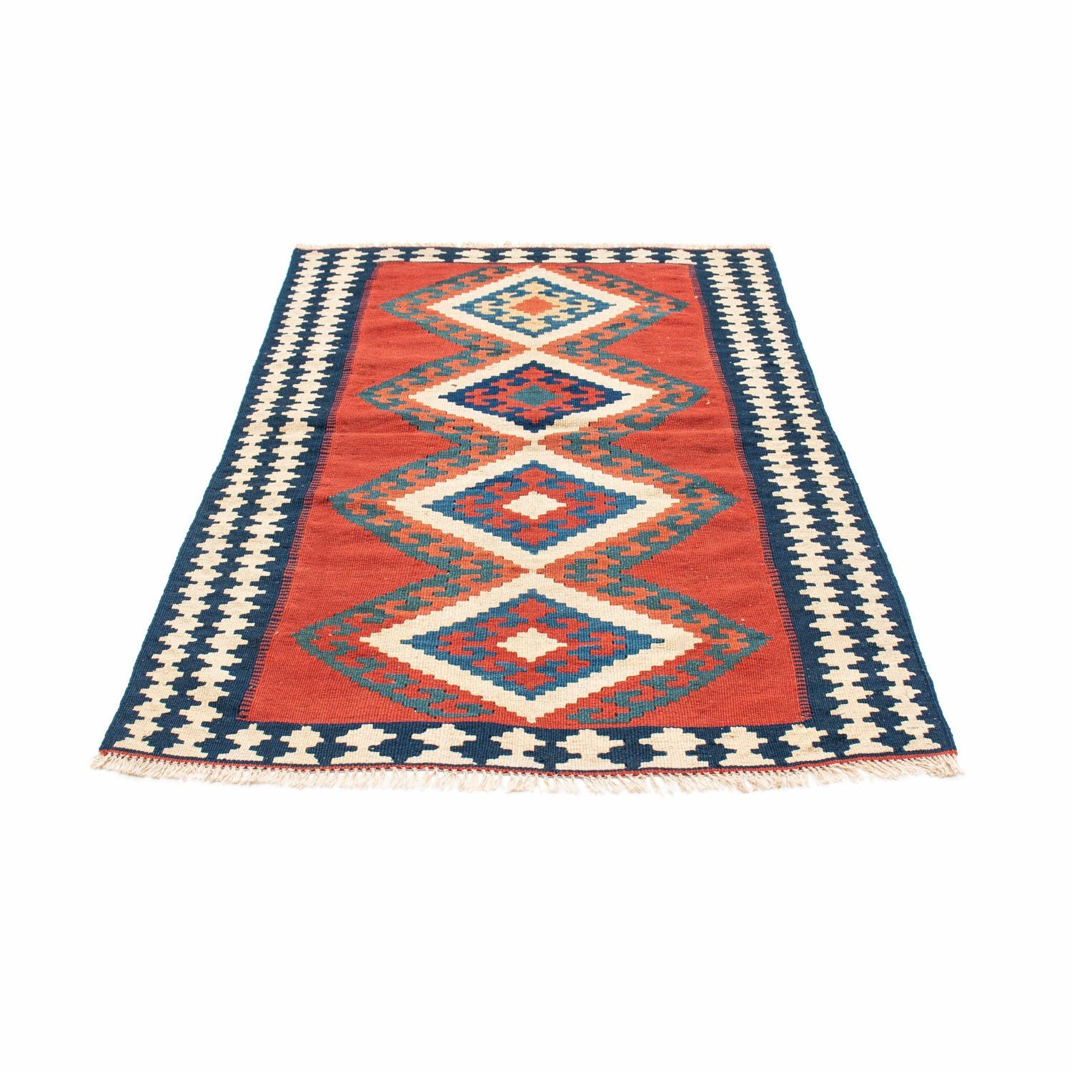 Alfombra Kelim - Oriental - 152 x 103 cm - rojo