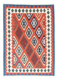 Alfombra Kelim - Oriental - 140 x 105 cm - rojo