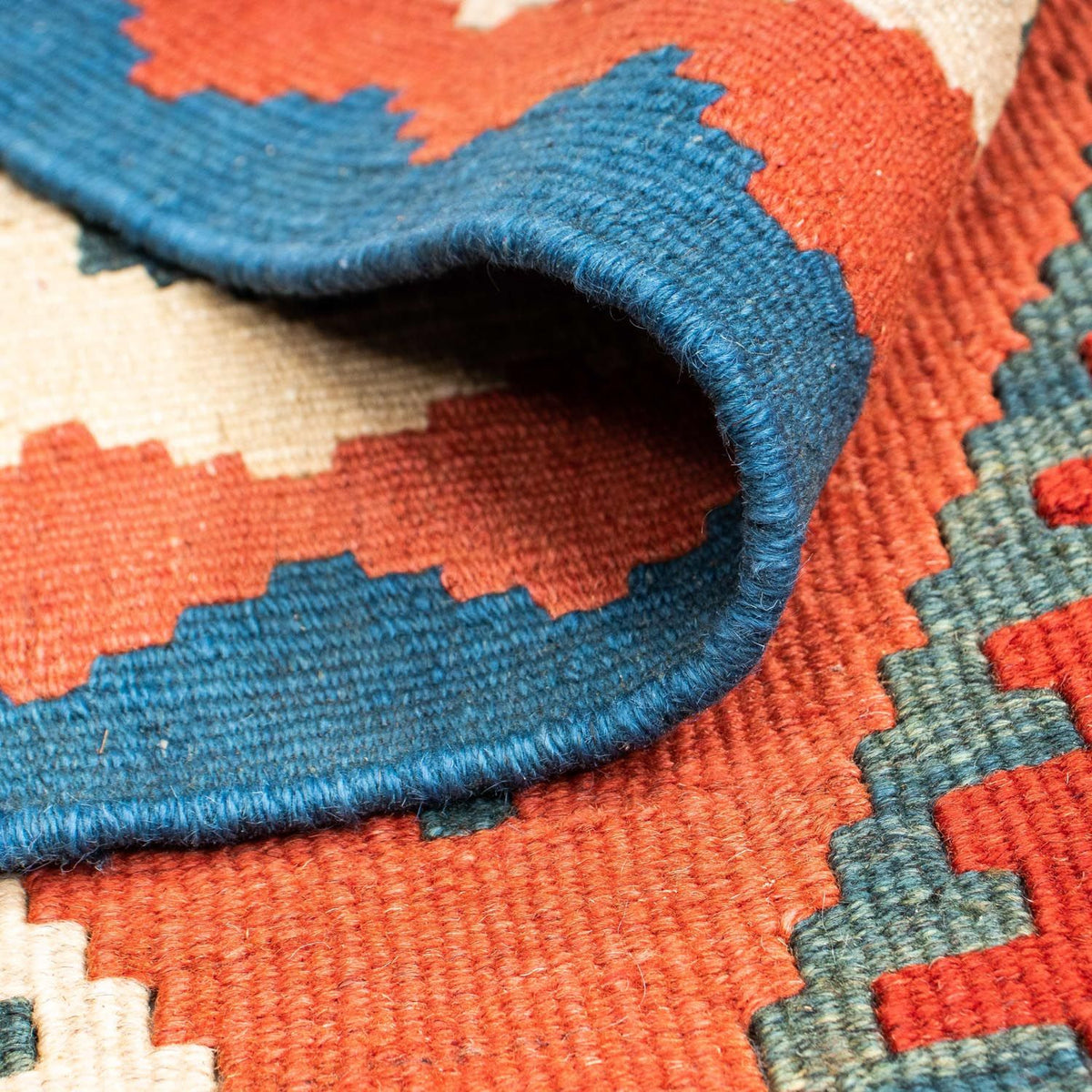 Alfombra Kelim - Oriental - 140 x 105 cm - rojo