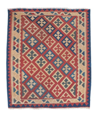 Alfombra Kelim - Oriental - 143 x 117 cm - multicolor