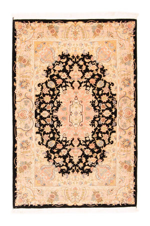 Alfombra Persa - Tabriz - Real - 154 x 104 cm - negro