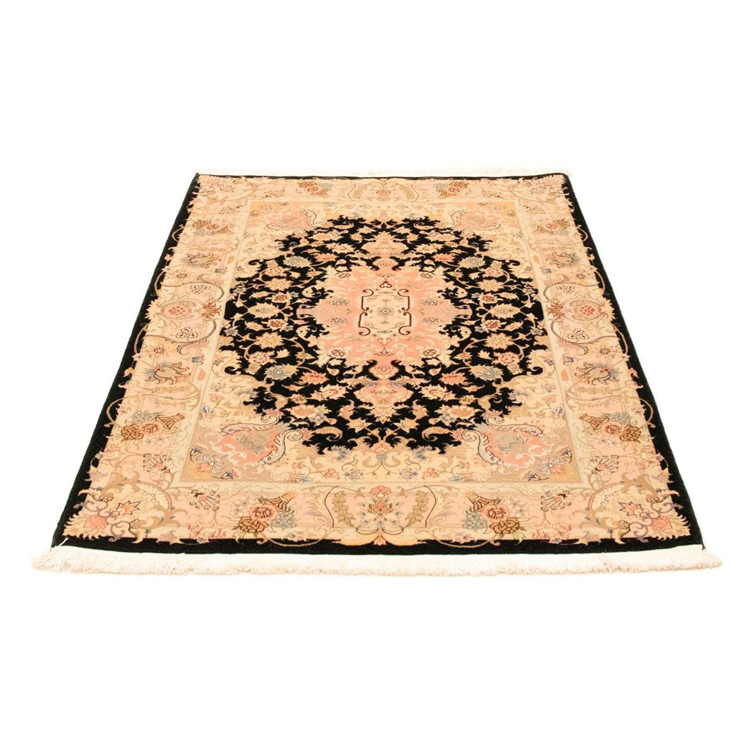 Alfombra Persa - Tabriz - Real - 154 x 104 cm - negro
