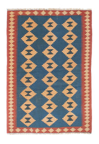 Alfombra Kelim - Oriental - 149 x 98 cm - azul