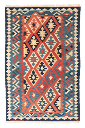 Alfombra Kelim - Oriental - 165 x 102 cm - rojo