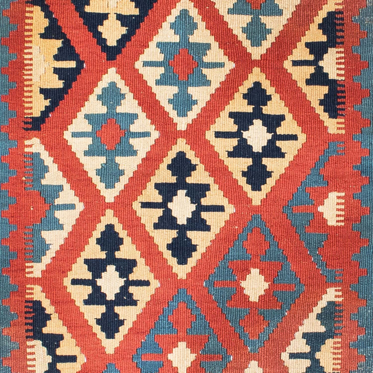Alfombra Kelim - Oriental - 165 x 102 cm - rojo